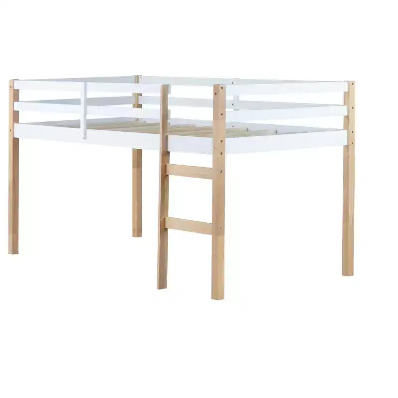 Lit mezzanine jumeau multicolore avec échelle de sécurité, simple