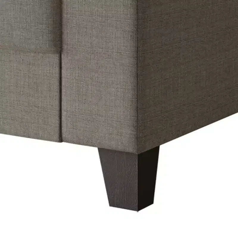 Canapé deux places en lin beige / bleu / beige foncé / gris / bleu clair