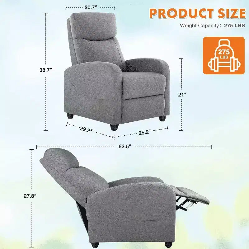 Fauteuil pivotant de couleur beige/noir/marron/gris avec coussin lombaire, une place