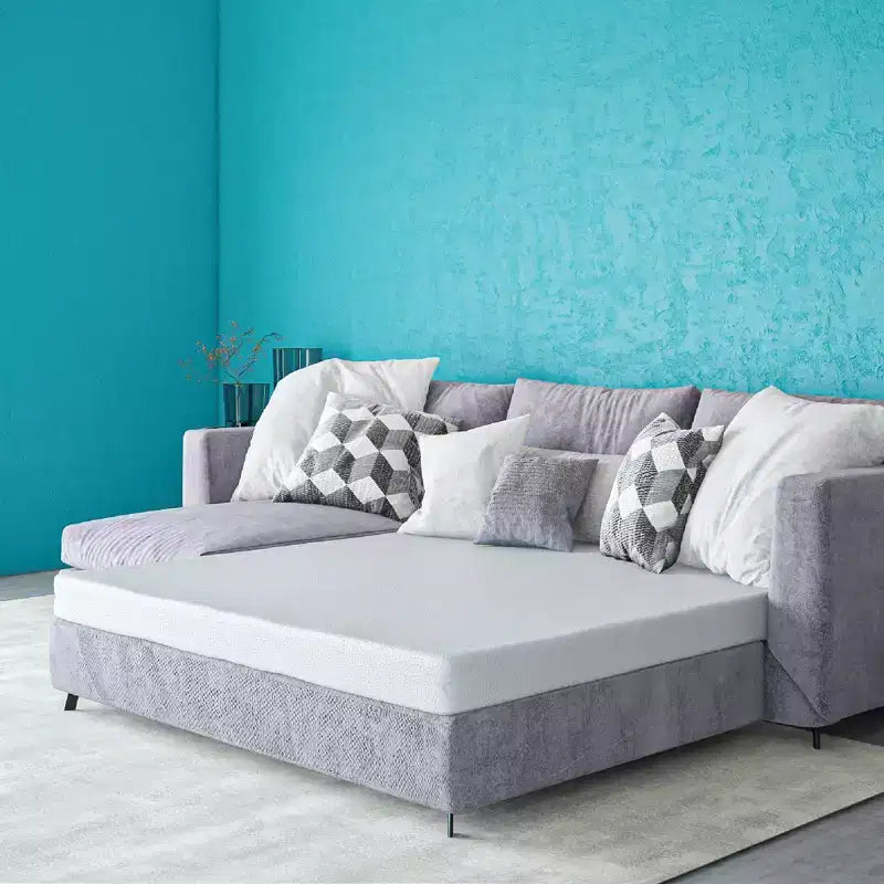 Matelas de remplacement pour canapé-lit en mousse à mémoire de forme gel rafraîchissant, 11,4 cm, Fermeté moyenne