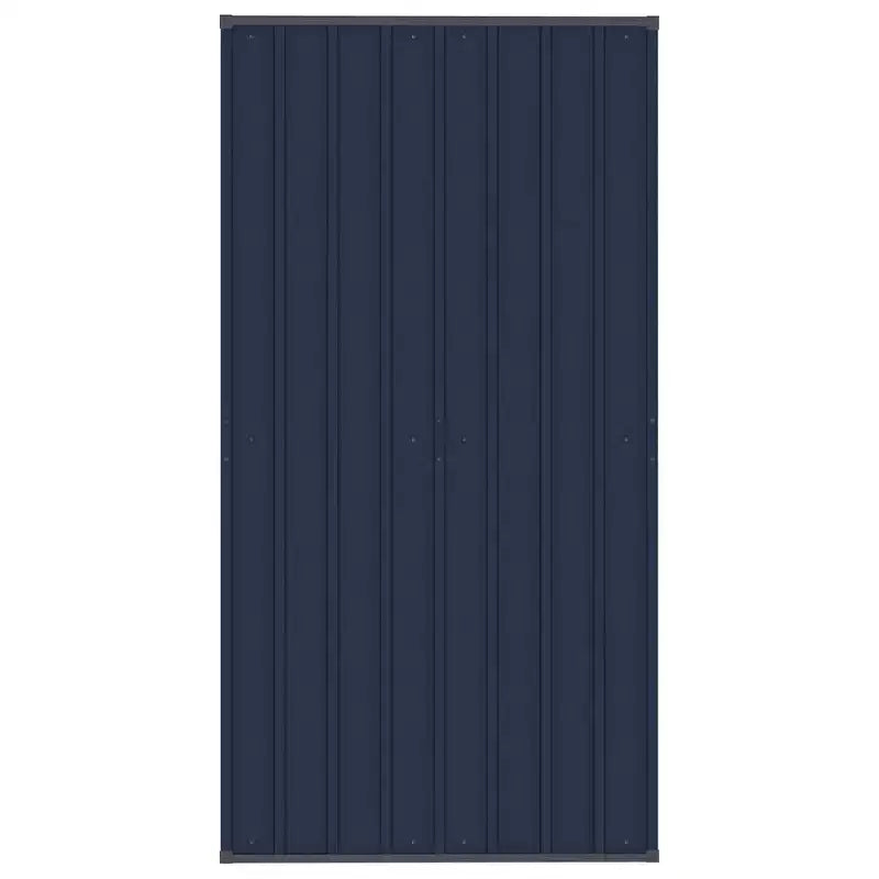 Classeur métallique avec étagères, 4 portes, verrouillable – Anthracite / Noir / Gris clair / Blanc