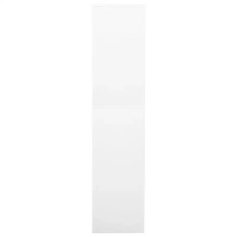Classeur métallique avec étagères, 4 portes, verrouillable – Anthracite / Noir / Gris clair / Blanc