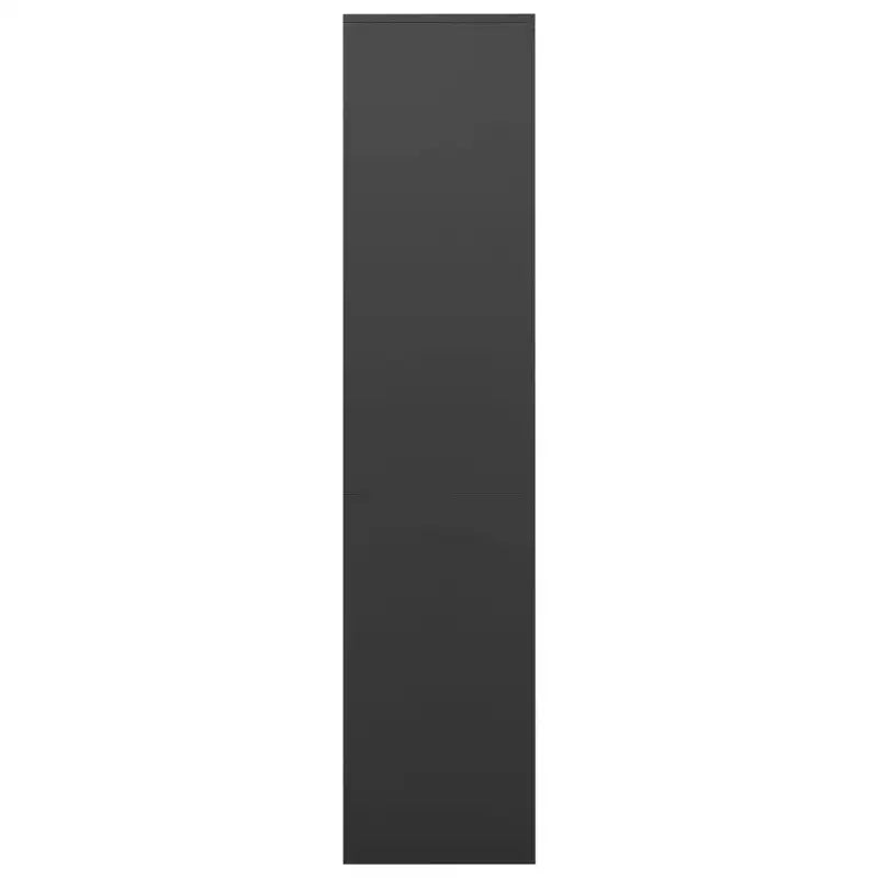 Classeur métallique avec étagères, 4 portes, verrouillable – Anthracite / Noir / Gris clair / Blanc