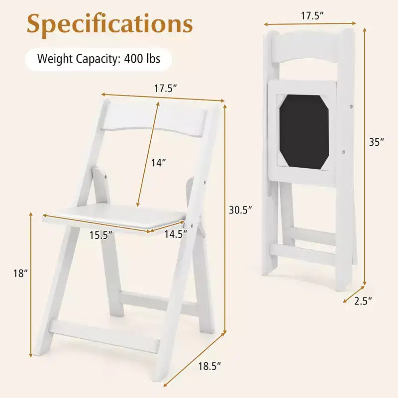 Chaise de salle à manger en similicuir blanc avec pieds en bois d'hévéa, lot de 16, pour 16 personnes