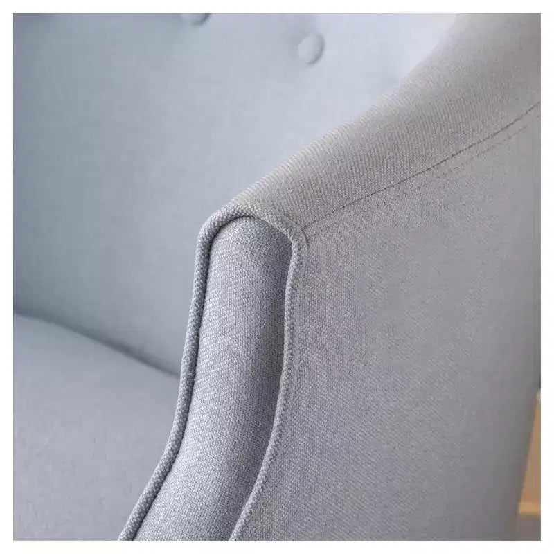 Fauteuil de club capitonné bleu marine et vert, 1 place